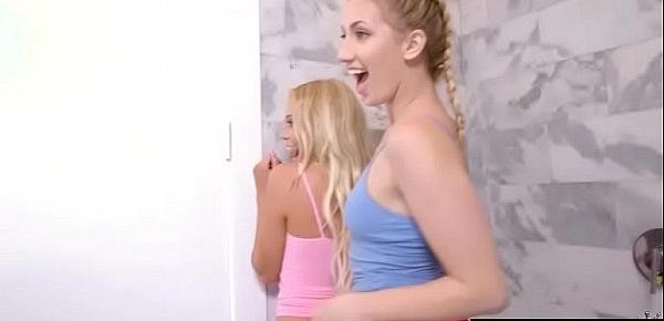  Sex Tape With Horny Lovely Teen Lesbian Girls (Sierra Nicole & Brice Bardot) clip-26
